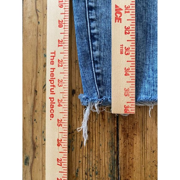 Torrid Womens Bombshell Skinny Jeans 18S Premium Stretch Denim Frayed Hem - Picture 8 of 8